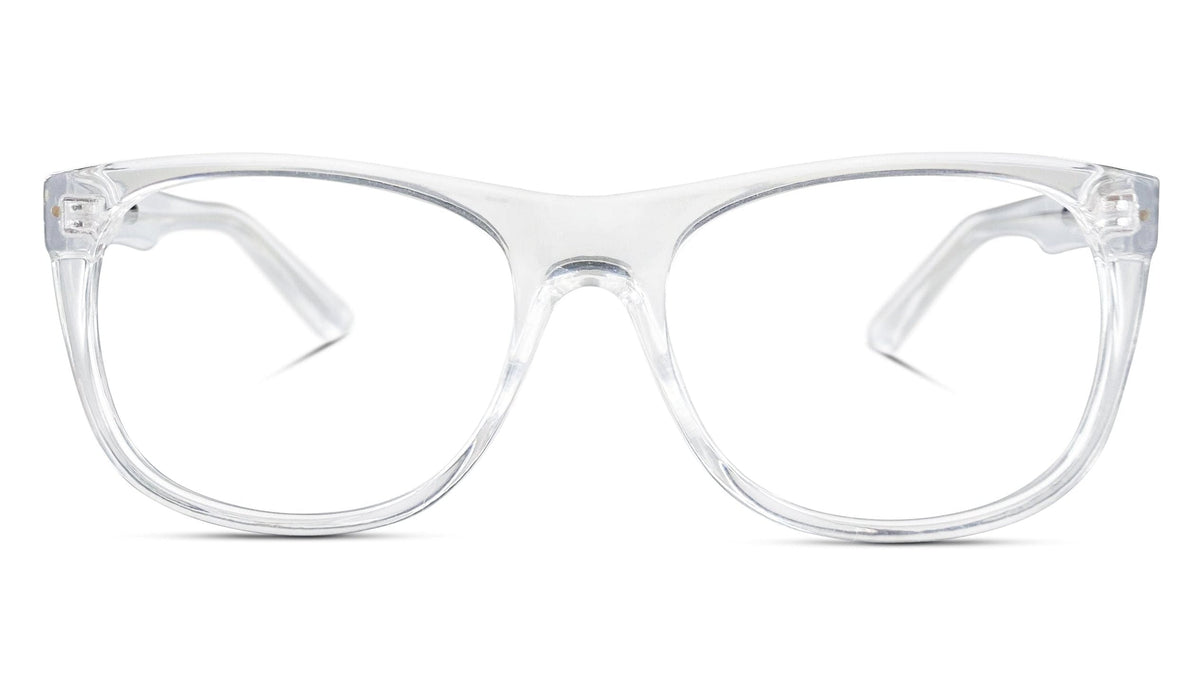 BlockBlueLight Blue Light Filter Computer Glasses - Clear Lens Kids ScreenTime Computer Glasses Crystal - Medium