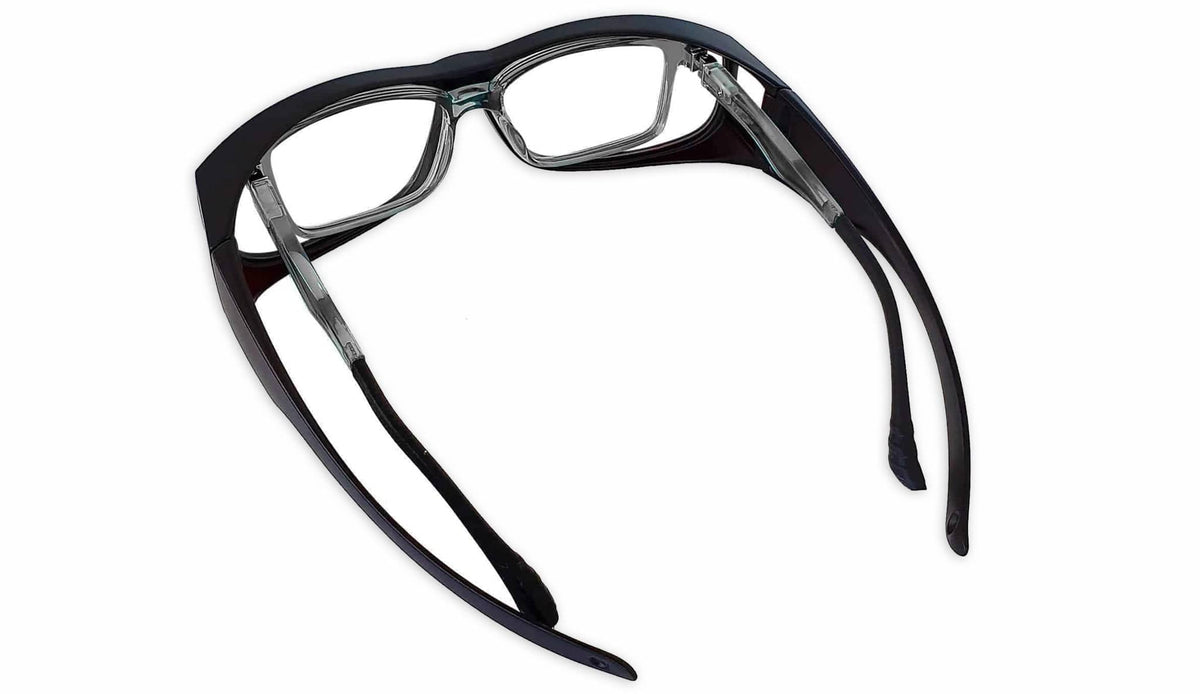 BlockBlueLight Blue Light Filter Computer Glasses - Clear Lens ScreenTime Fitover Premium Computer Glasses