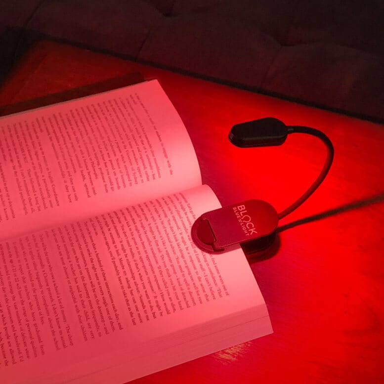 BlockBlueLight Book Lights Twilight Red Light Book Light