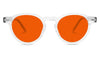 NightFall Oscar Blue Blocking Glasses - Crystal - Readers
