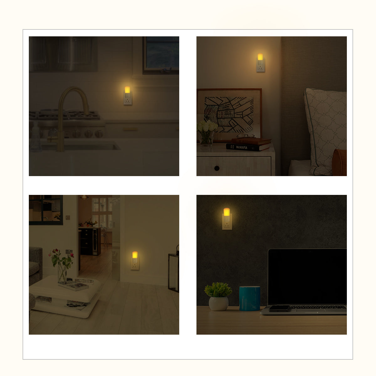 NoBlue Plugin Amber Night Light