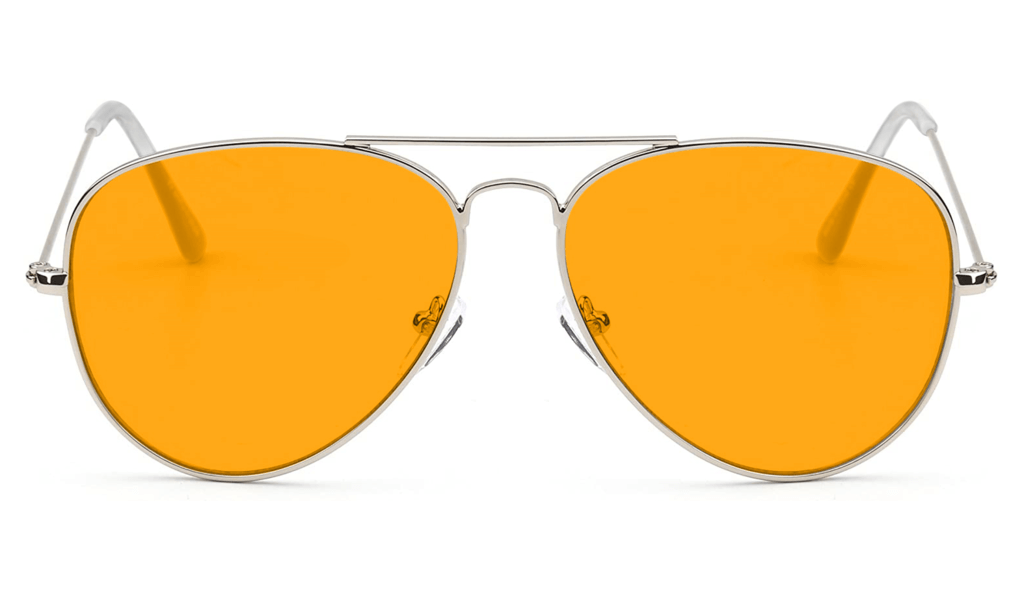 Light top aviator sunglasses