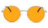 SunDown Elton Blue Blocking Glasses - Gold - Readers