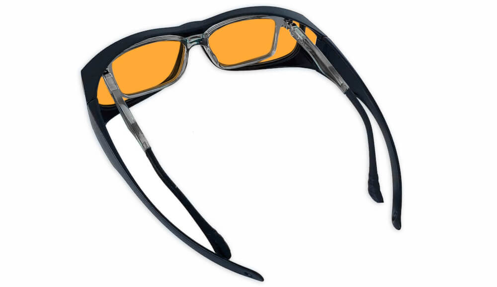 BlockBlueLight Blue Light Blocking Glasses - Amber Lens SunDown FITOVER Blue Blocking Glasses