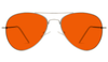 NightFall Aviator Blue Blocking Glasses - Readers
