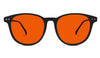 NightFall Billie Blue Blocking Glasses - Black - Readers