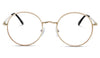 ScreenTime Elton Computer Glasses - Gold - Prescription