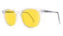 BlockBlueLight Blue Light Filter Glasses - Yellow Lens DayMax Billie Glasses - Crystal