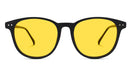 BlockBlueLight Blue Light Filter Glasses - Yellow Lens DayMax Billie Glasses - Matt Black