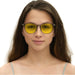 BlockBlueLight Blue Light Filter Glasses - Yellow Lens DayMax Billie Glasses - Pearl Grey