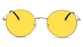 BlockBlueLight Blue Light Filter Glasses - Yellow Lens DayMax Elton Glasses - Gold