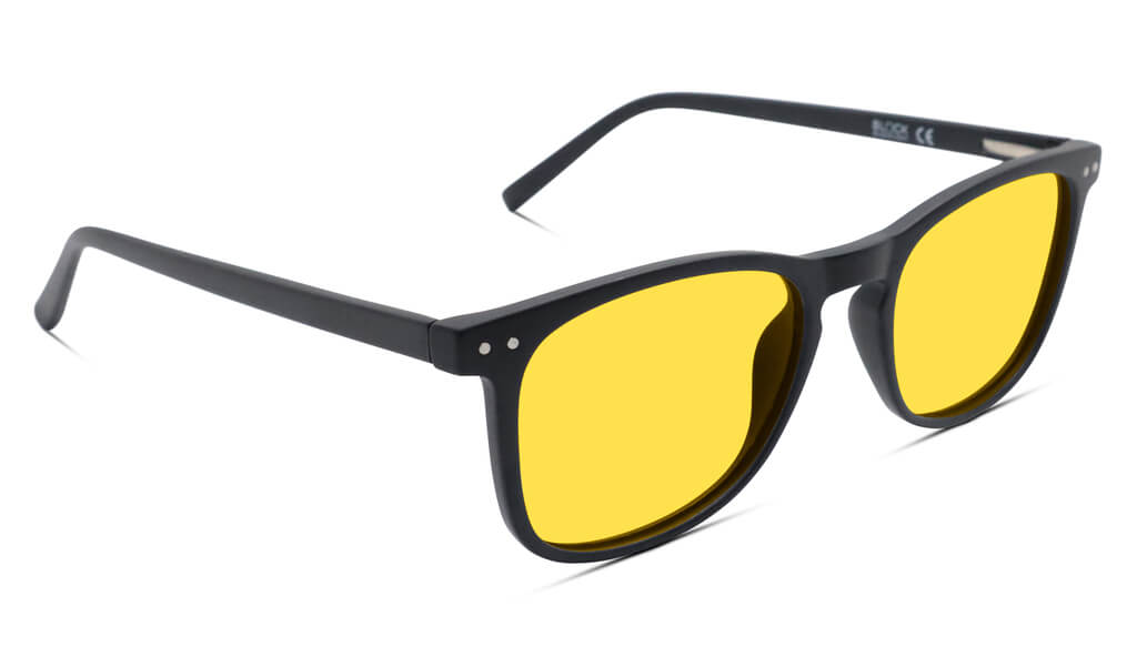Gaming Glasses | Square Black | High - Tech Yellow Glass | These Glasses Filter Out Blue Light | Helps Avoid Migraines | Block Blue Light UK