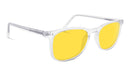 BlockBlueLight Blue Light Filter Glasses - Yellow Lens DayMax Taylor Glasses - Crystal