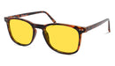 BlockBlueLight Blue Light Filter Glasses - Yellow Lens DayMax Taylor Glasses - Tortoise