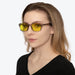 BlockBlueLight Blue Light Filter Glasses - Yellow Lens DayMax Wayfarer Glasses - Pearl Grey