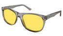 BlockBlueLight Blue Light Filter Glasses - Yellow Lens Kids DayMax Wayfarer Glasses - Pearl Grey