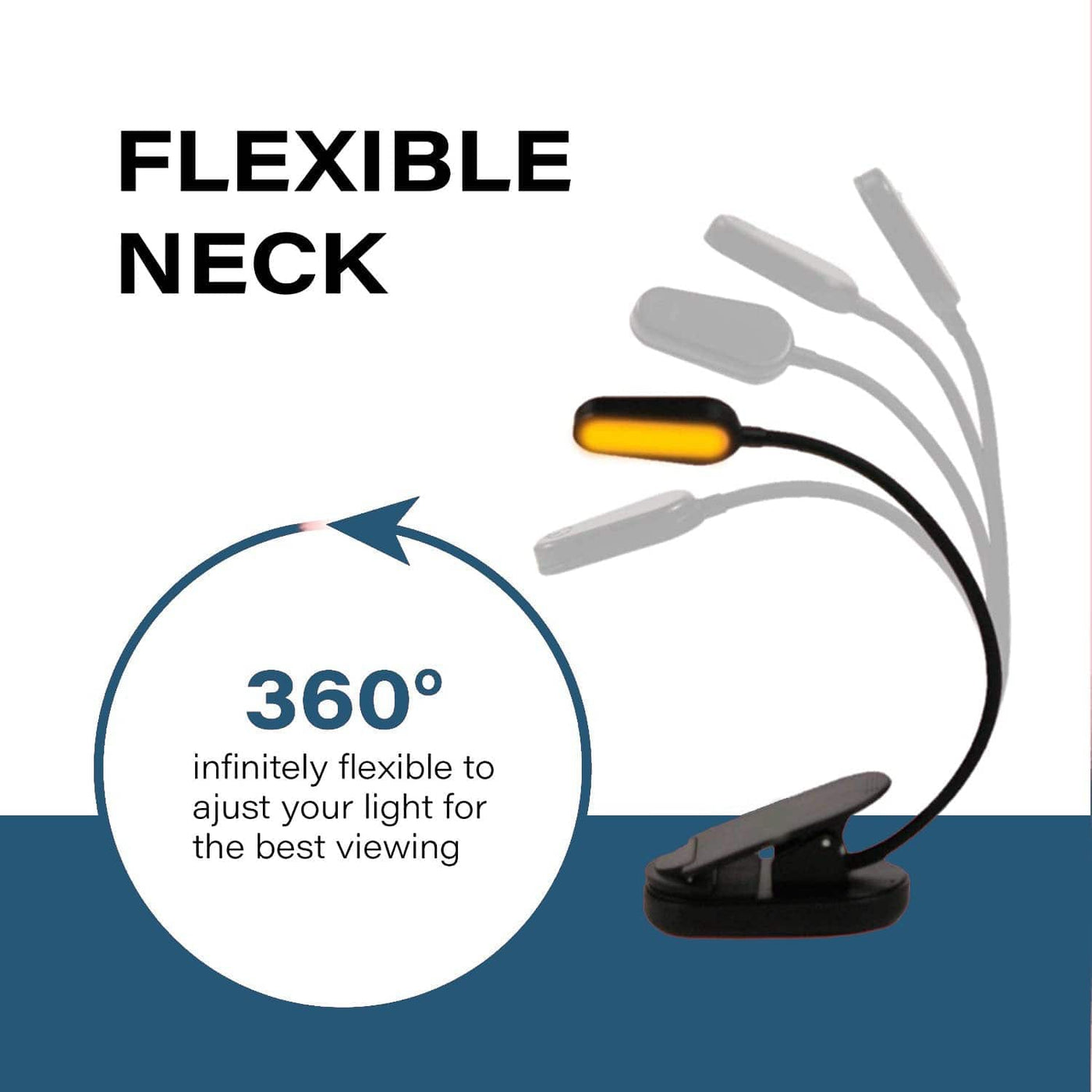 Blue Light Blocking Amber Book Light BlockBLueLight