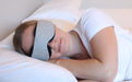 BlockBlueLight Light Blocking Sleep Masks Deluxe Delta Sleep Mask - 100% Light Blocking