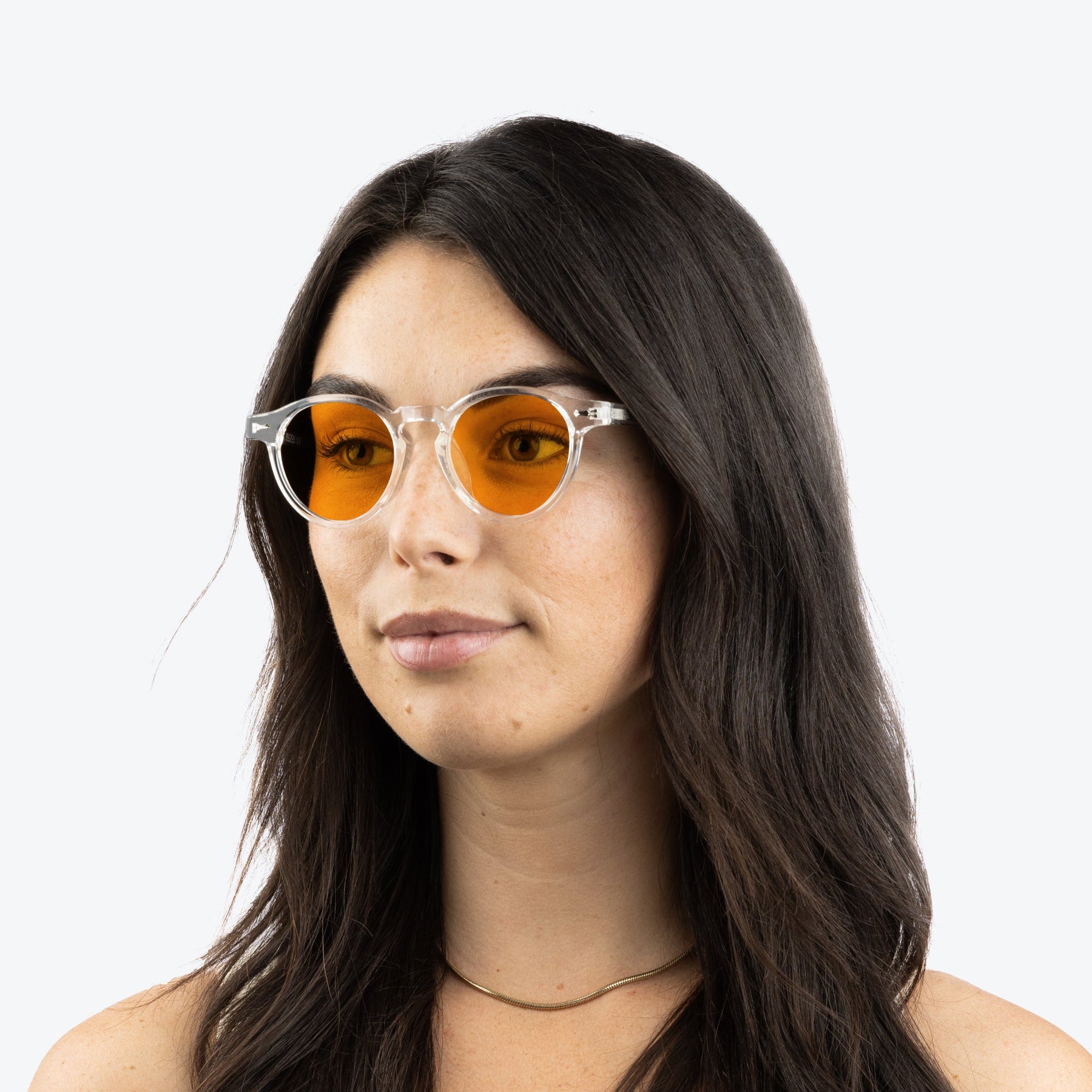 SunDown Oscar Blue Blocking Glasses - Crystal